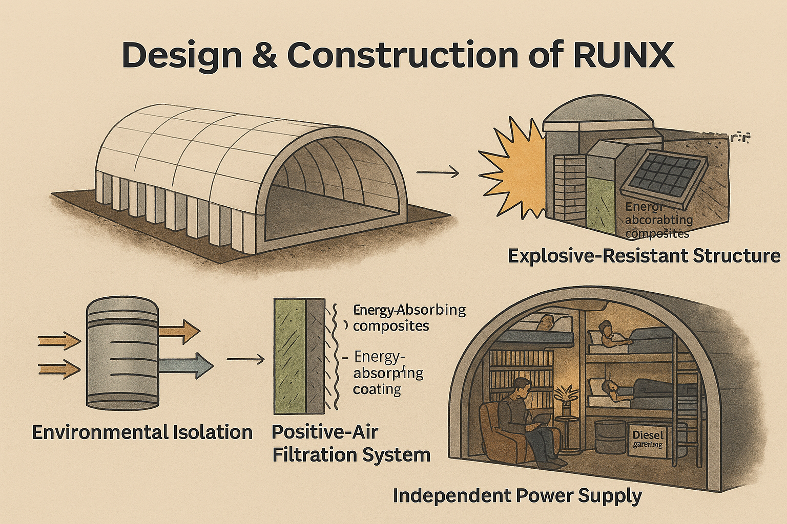 طراحی و ساخت پناهگاه