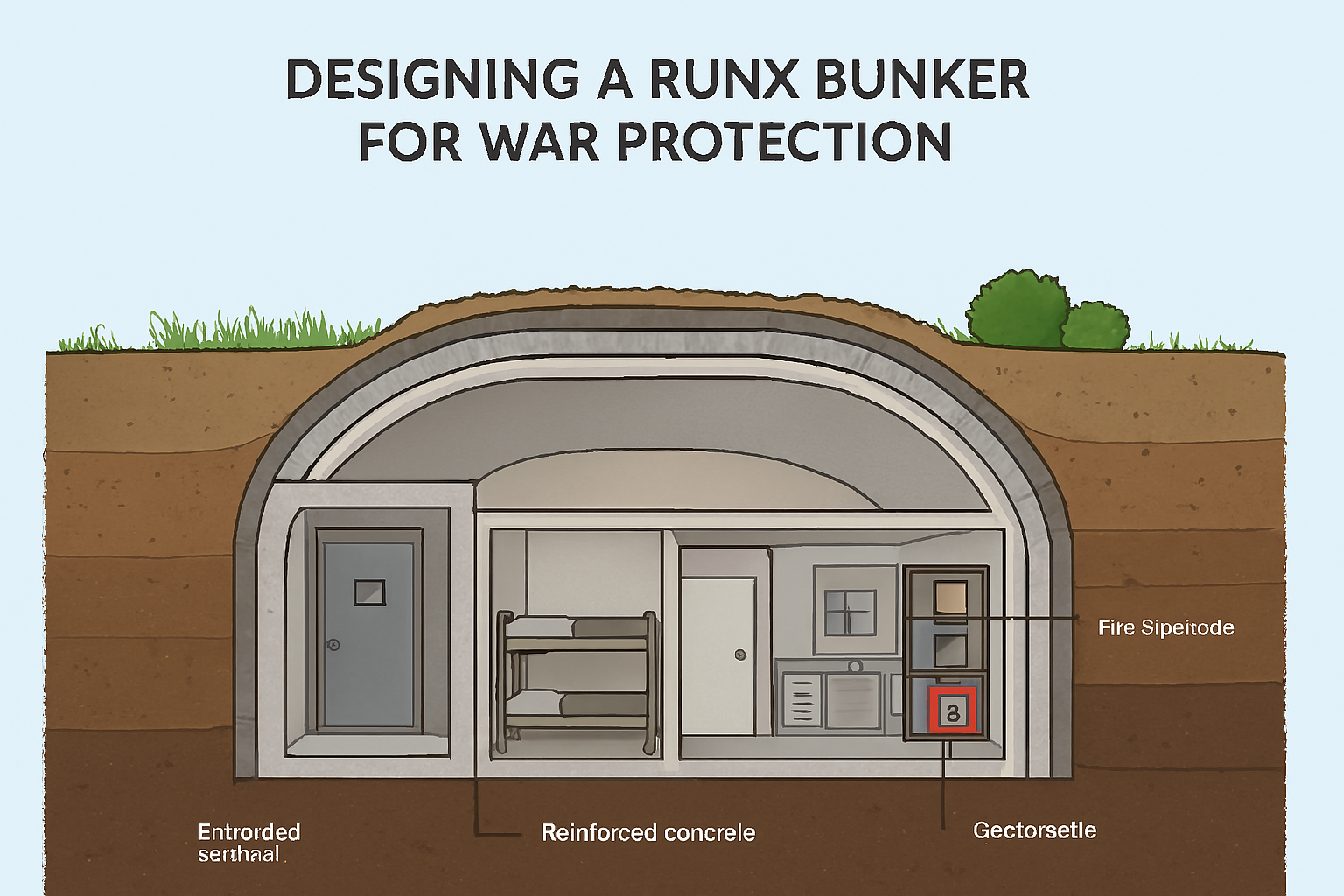 ساخت پناهگاه در برابر جنگ