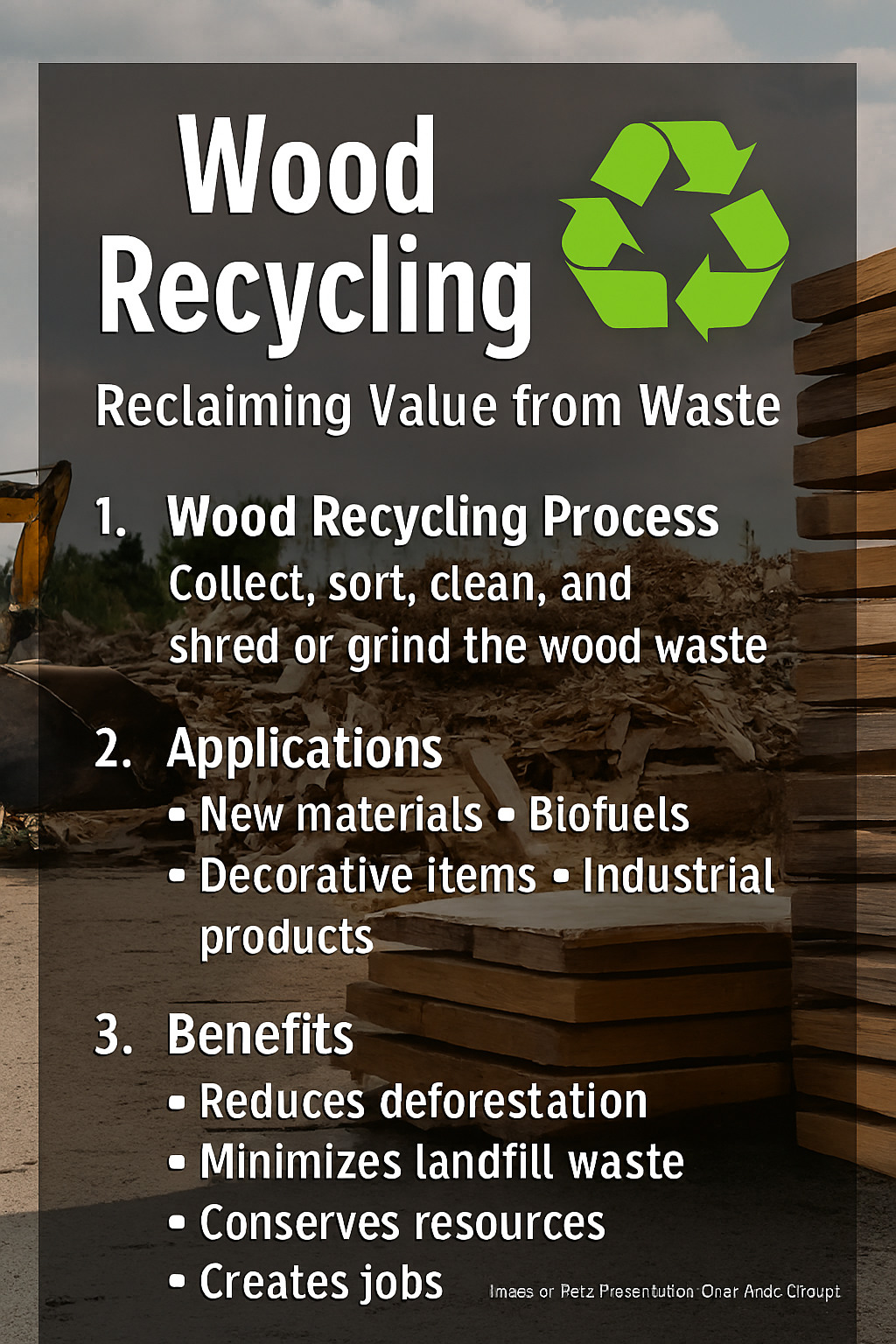 بازیافت چوب