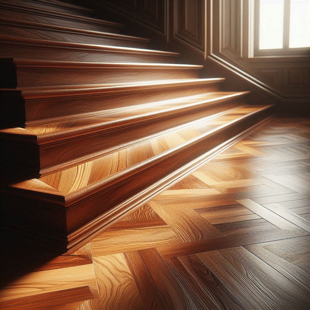 قیمت کف پله چوبی جدید