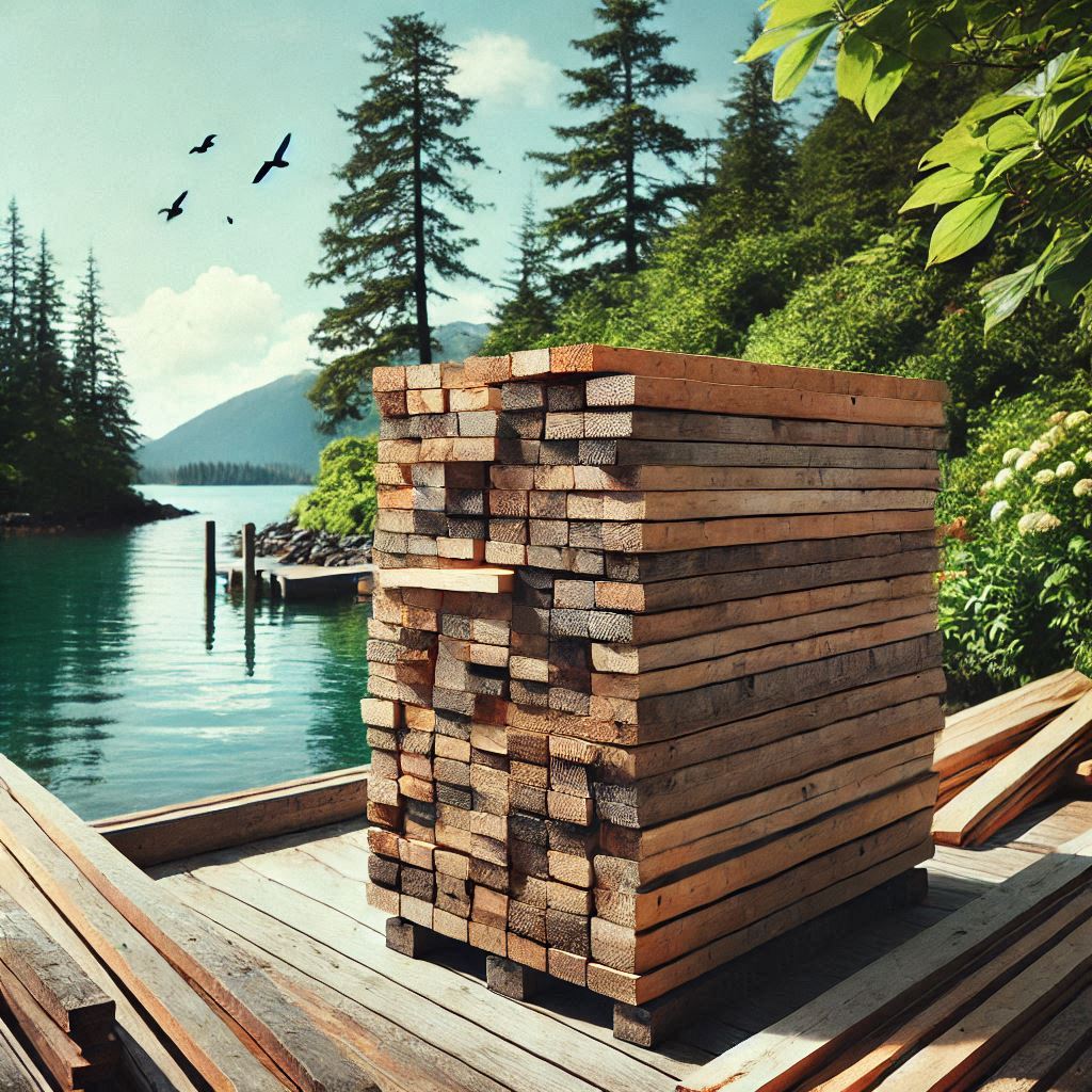 چوب اسکله سازی