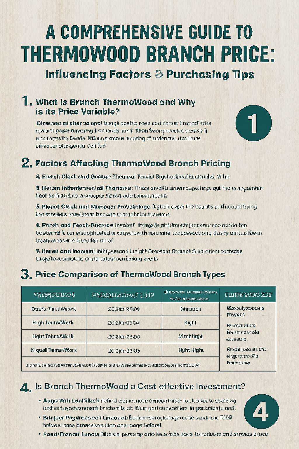 قیمت ترمووود شاخه ای
