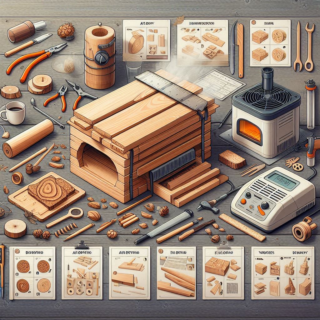 چگونه چوب را خشک کنیم که ترک نخورد