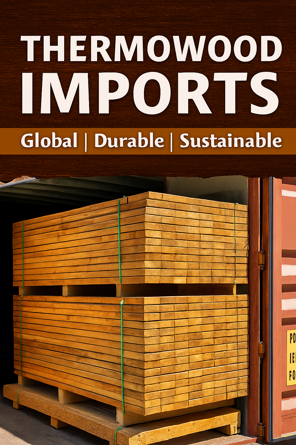 واردات چوب ترموود