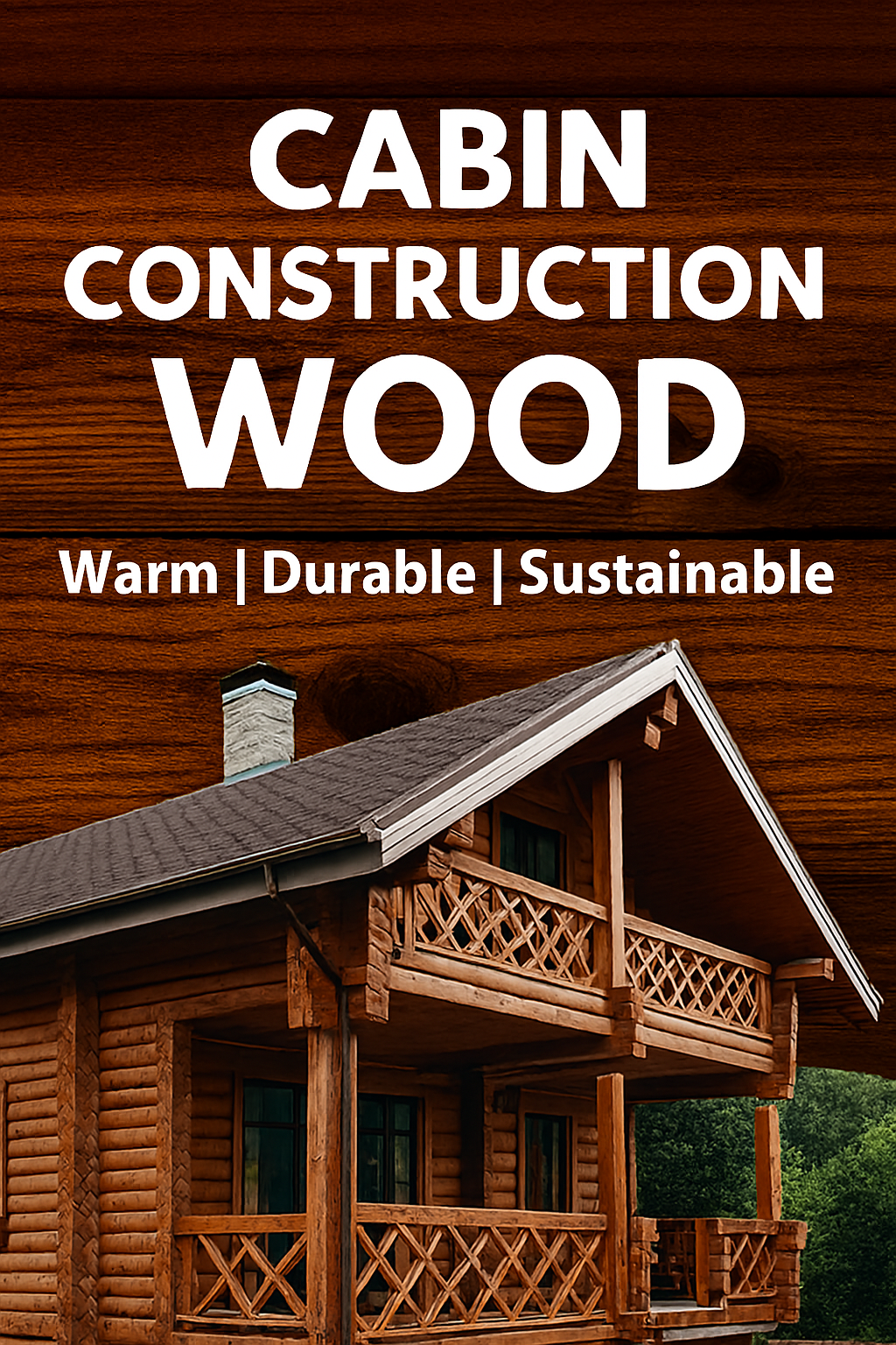 چوب کلبه سازی