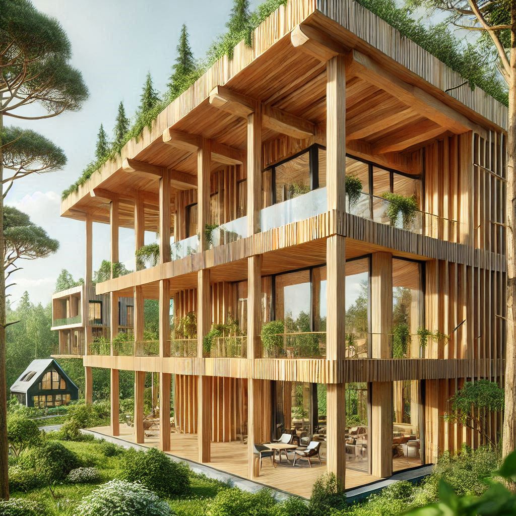 کاربرد چوب در ساختمان