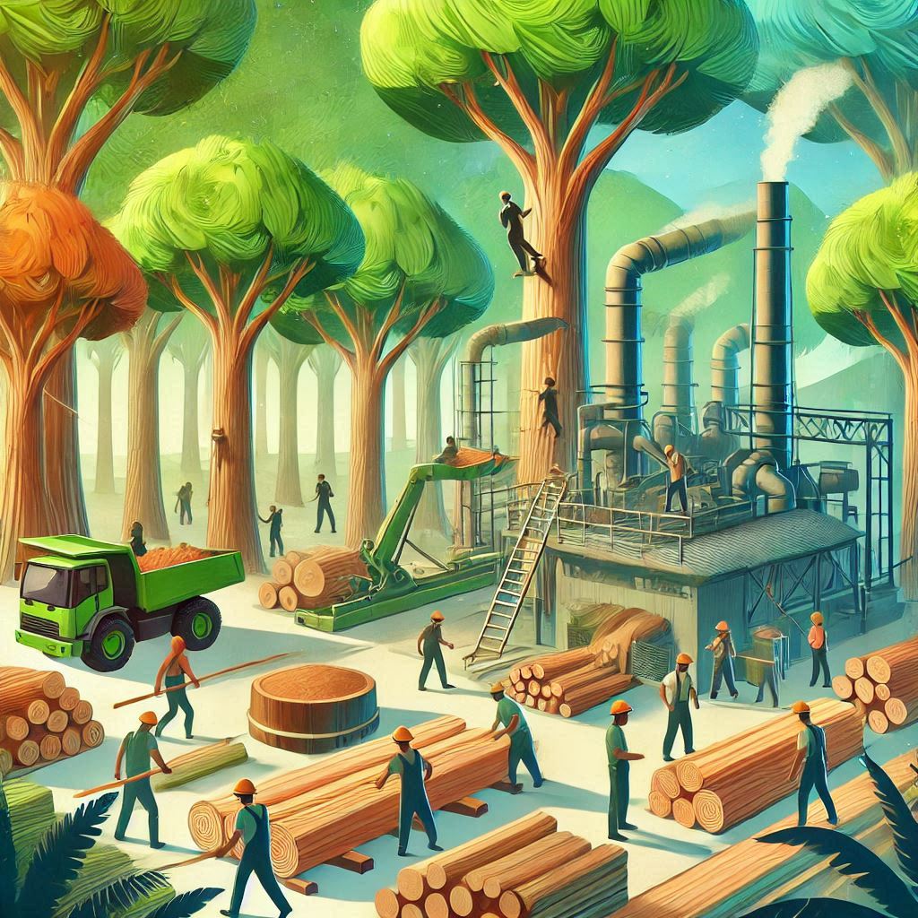 تولید چوب اشباع