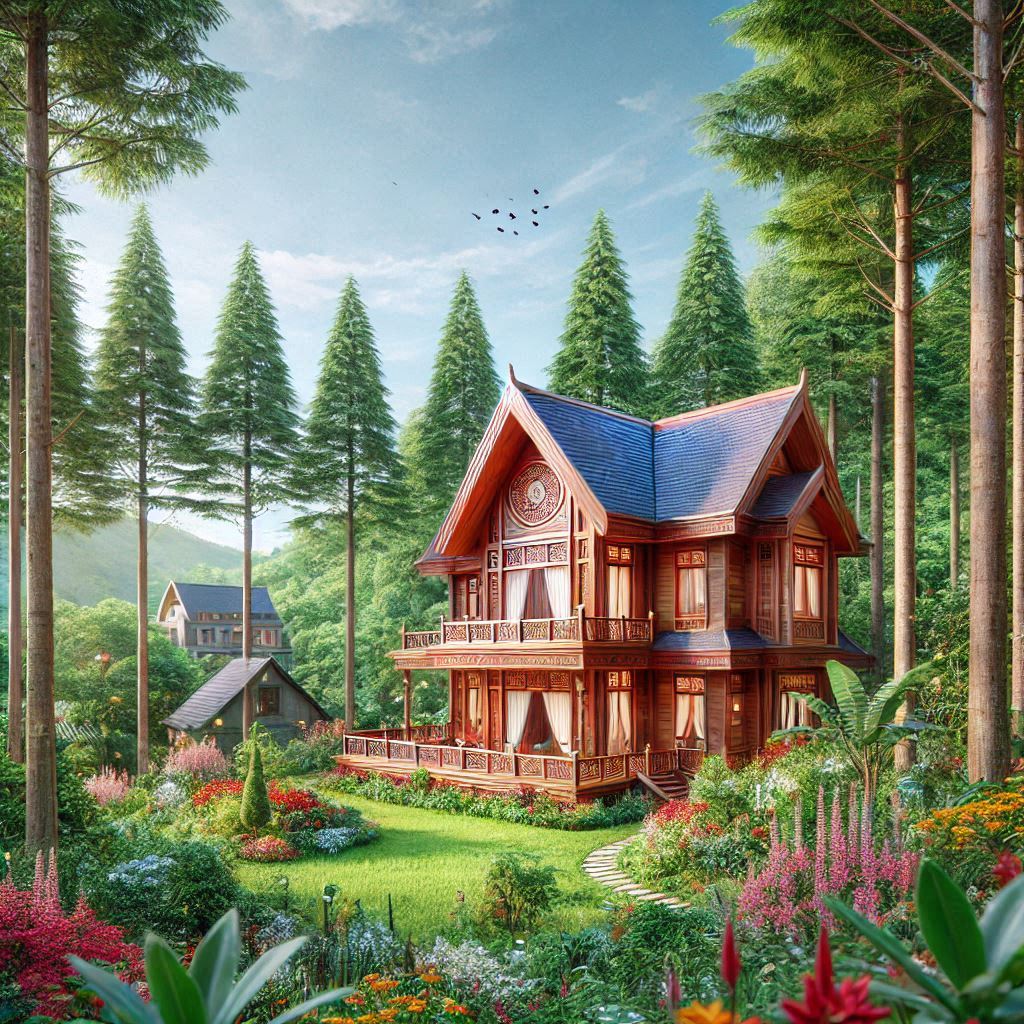 خانه چوبی وارداتی