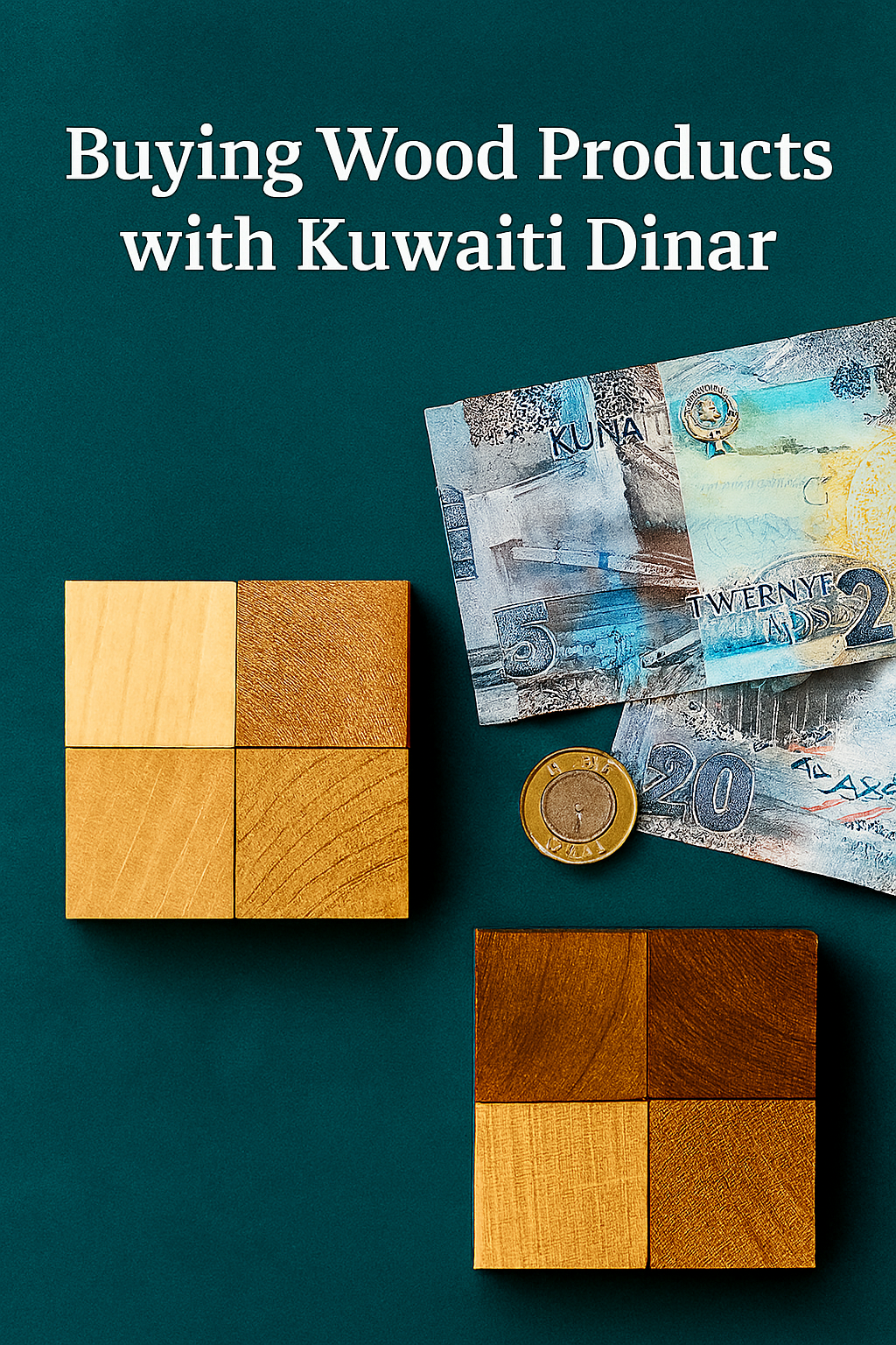 خرید محصولات چوب با دینار کویت