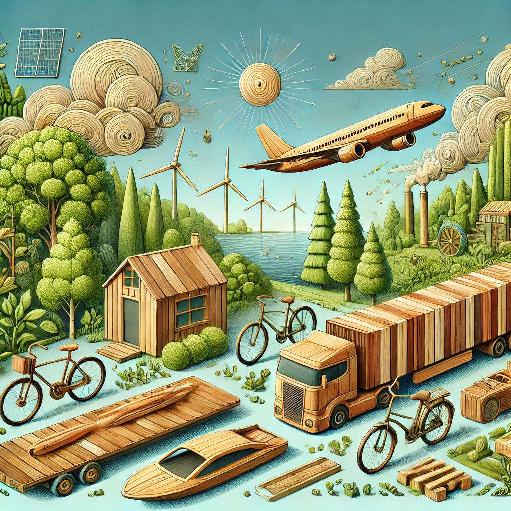 کاربرد چوب در صنعت حمل و نقل