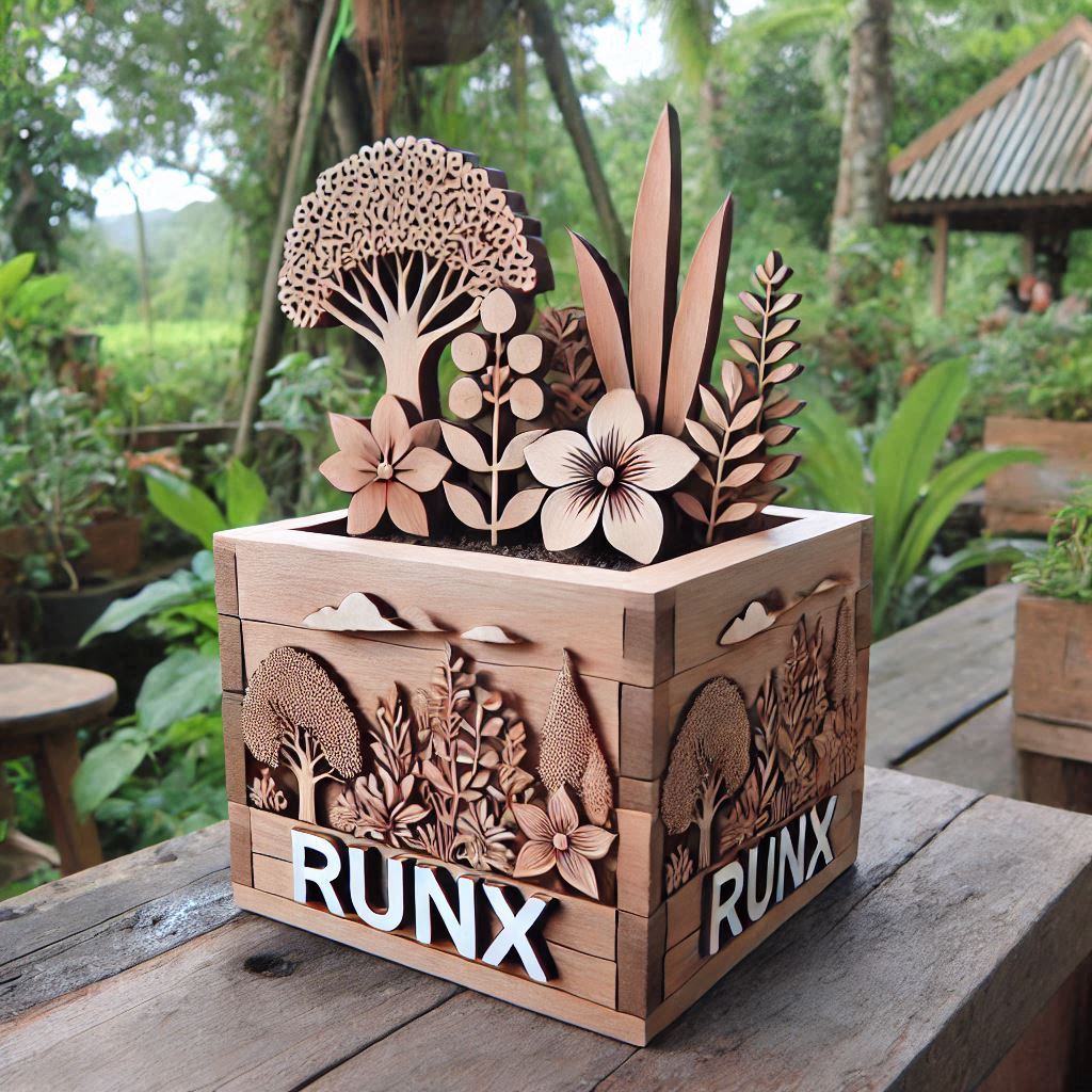 قیمت فلاورباکس چوب پلاست