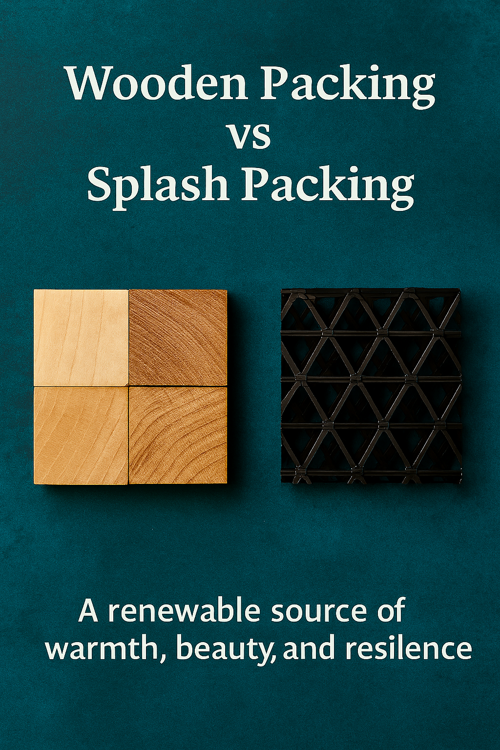 تفاوت پکینگ چوبی و پکینگ اسپلش برج خنک‌کننده