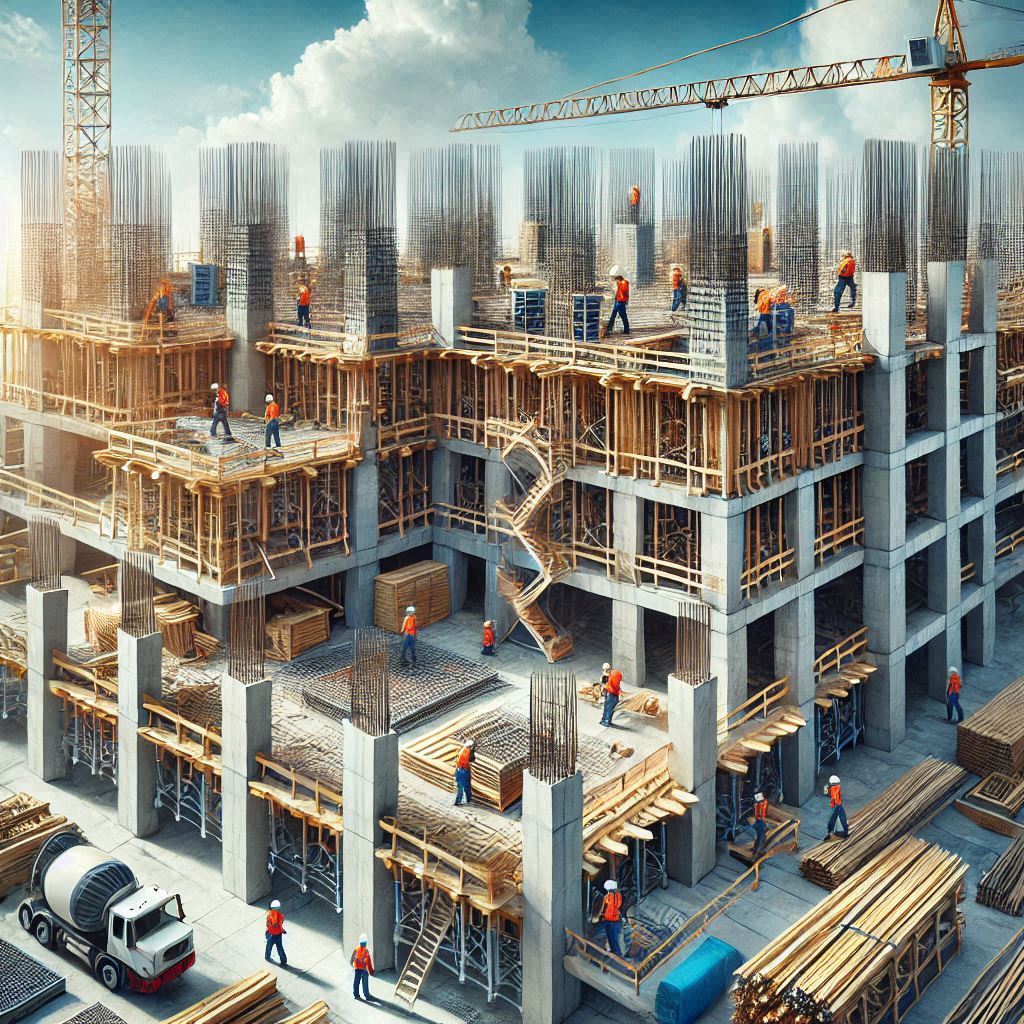 قالب چوبی بتن