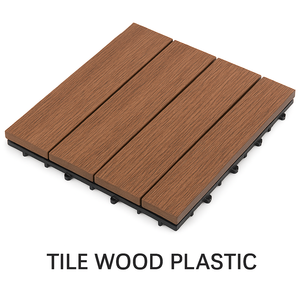 کفپوش تایل وود پلاست