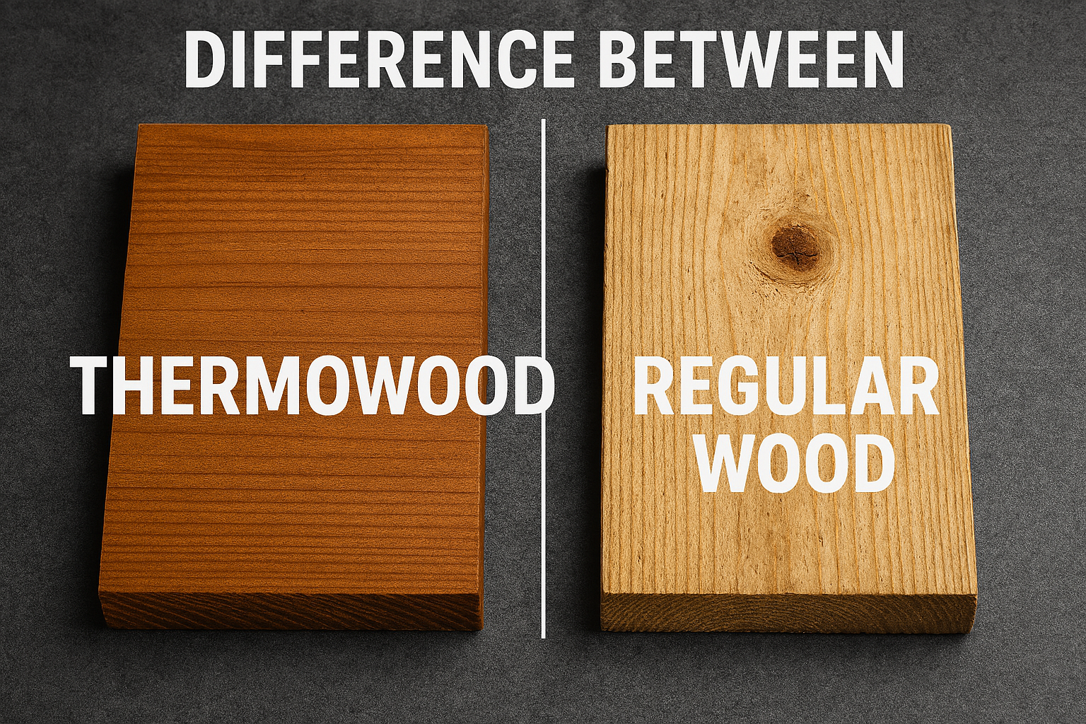 تفاوت ترمووود با چوب معمولی