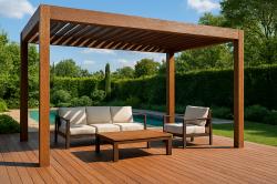 پرگولا چوب پلاست