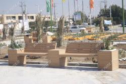 نیمکت چوب پلاست