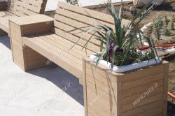 نیمکت چوب پلاست