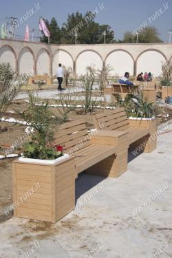 نیمکت چوب پلاست