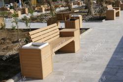 نیمکت چوب پلاست