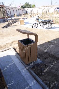 سطل زباله چوب پلاست