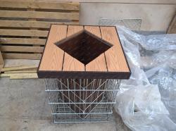 سطل زباله چوب پلاست