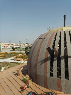 گنبد چوب پلاست