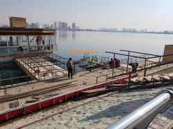 کفپوش چوبی اسکله